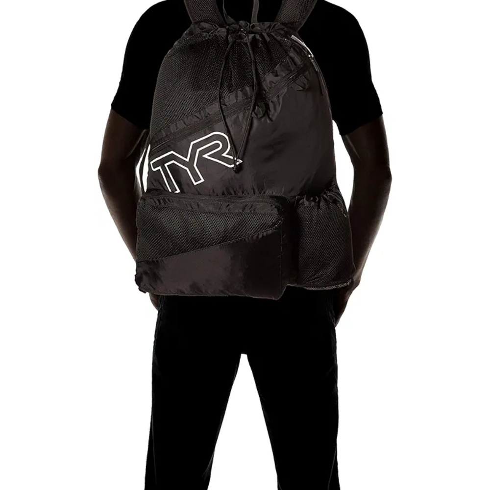 TYR Black Men's Backpack - Picture 5 of 7